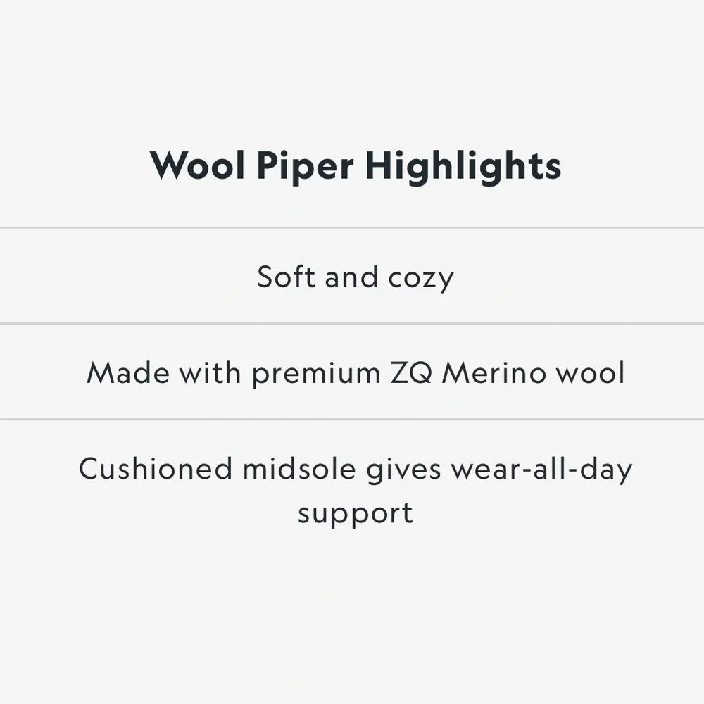 ALLBIRDS Men’s Raven (Black Sole) Wool Pipers - Picture 2 of 8